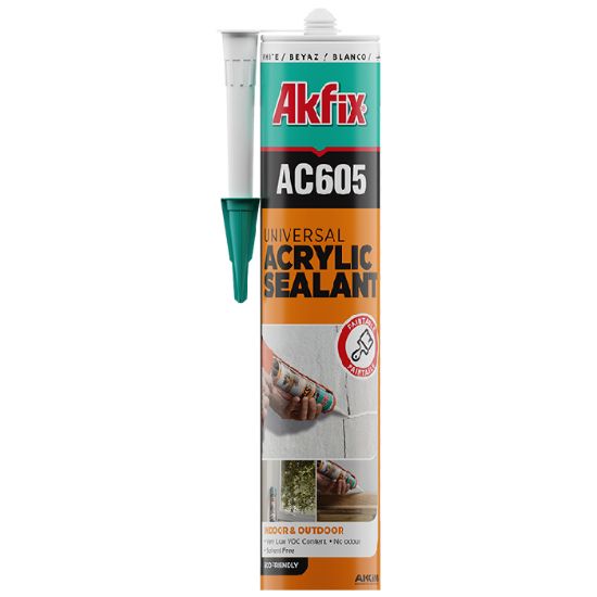 Afbeeldingen van Acrylaatkit AC605 universeel wit 310ML