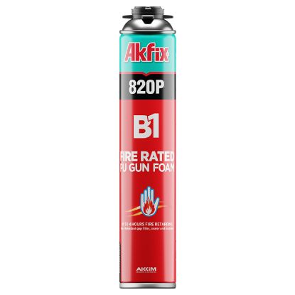 Afbeeldingen van AKFIX PU-schuim 820P Brandvertragend B1 4S 750ML