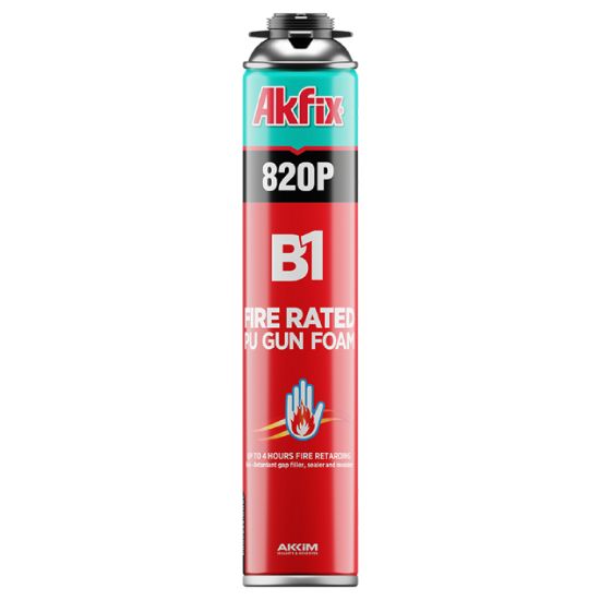 Afbeeldingen van AKFIX PU-schuim 820P Brandvertragend B1 4S 750ML