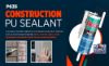 Afbeeldingen van Voegkit/dilatatiekit PU P635 zwart 310 ml 12x